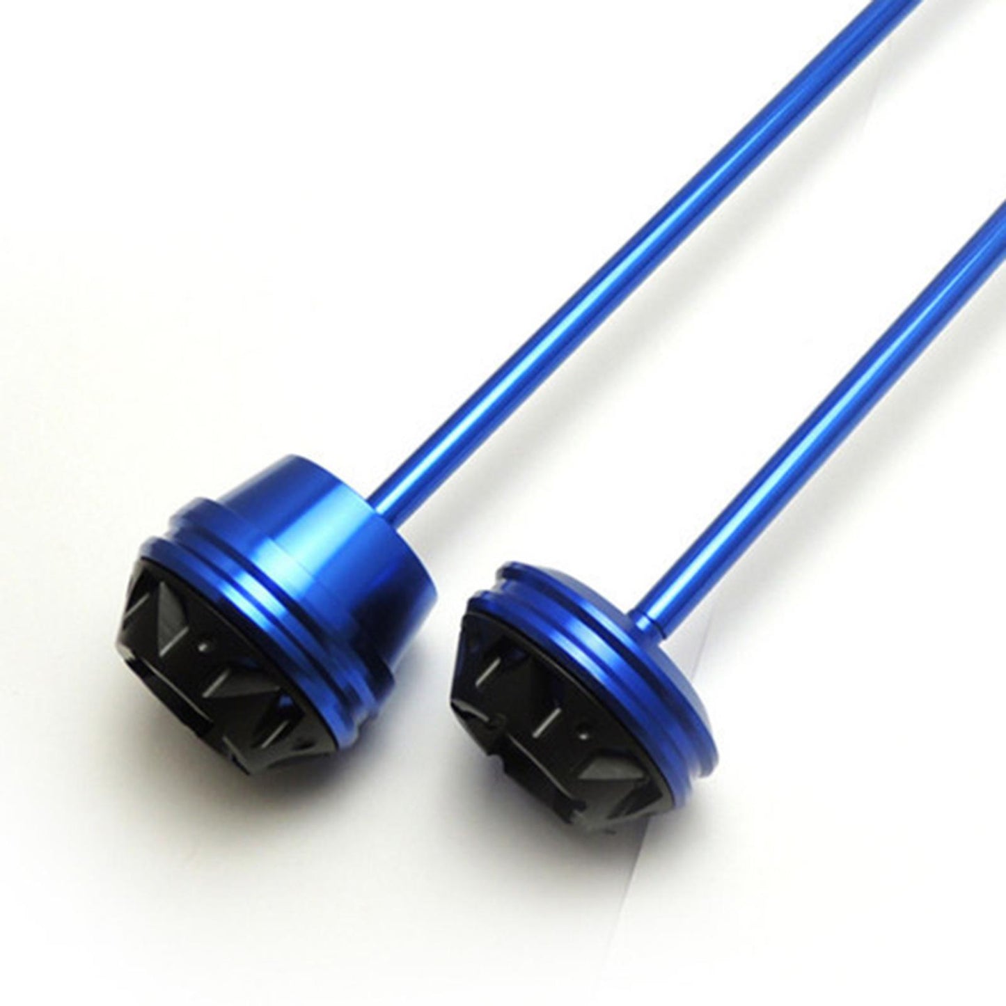 CNC Wheel Fork Axle Sliders For Yamaha MT07 MT-07 FZ07 blue