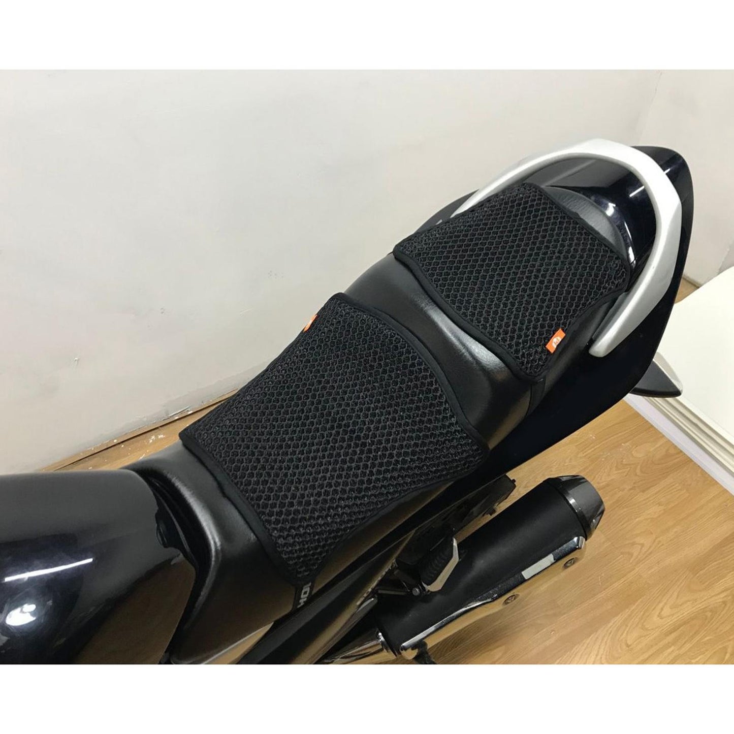 Cool Sunproof Motorcycle Seat Cushion Breathable Cruiser Double layer L