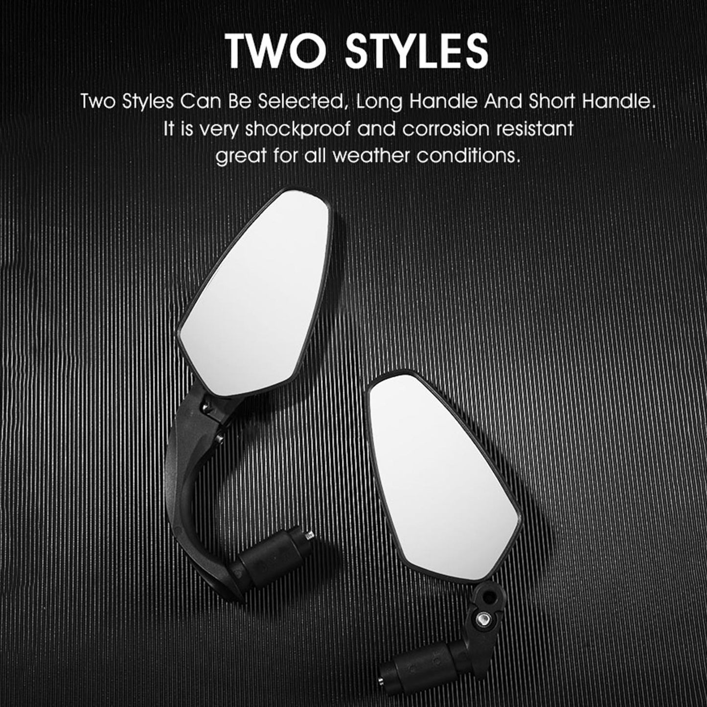 Bike Rear View Mirror Handlebar Installation for Universal Mountain Long