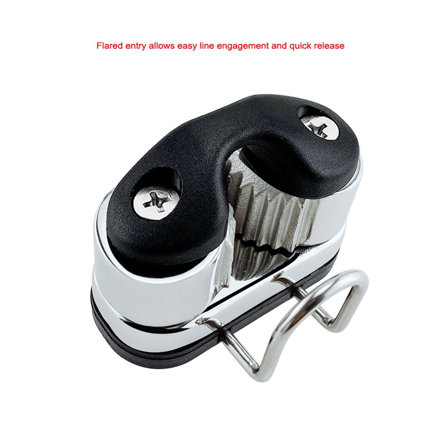 2 Row Ball Bearing Cam Cleat for Fairlead Sailing Marine with leading ring