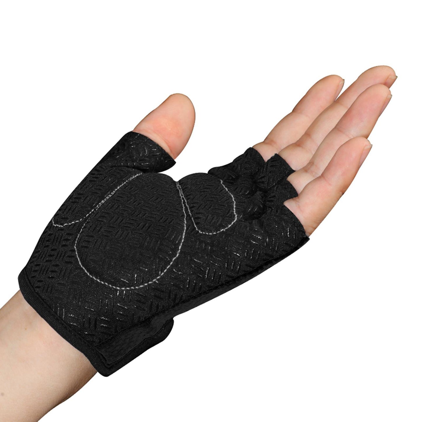 Half Finger Cycling Gloves Sports Light Weight Road Bike Unisex Black L