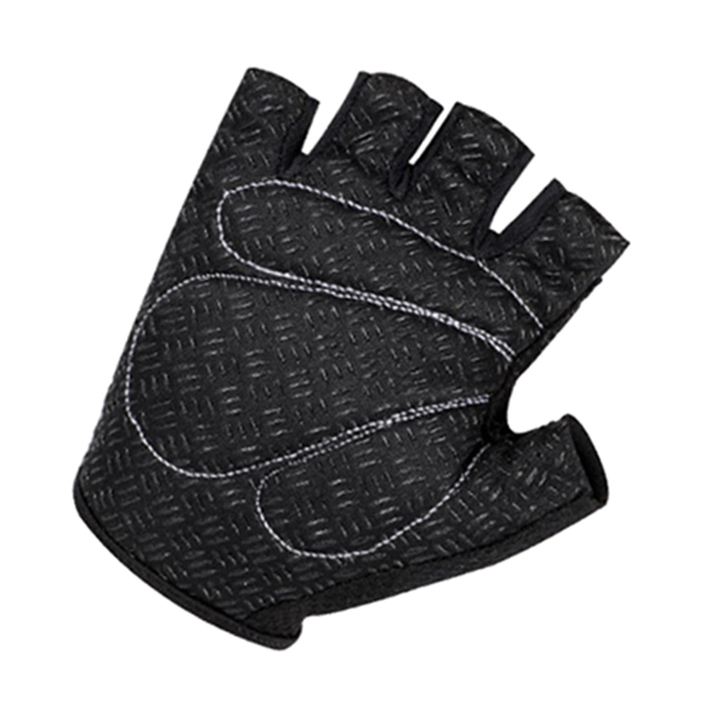 Half Finger Cycling Gloves Sports Light Weight Road Bike Unisex Black 2XL