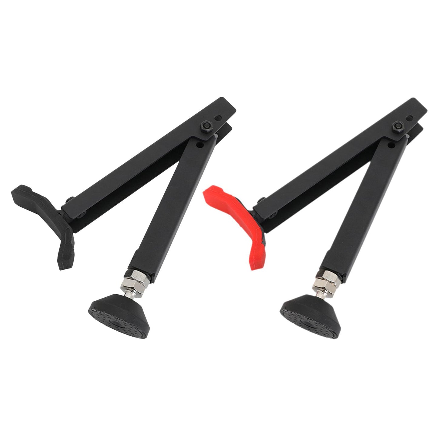 Motorcycle Wheel Support Side Stands for Scooter Dirt Bike black