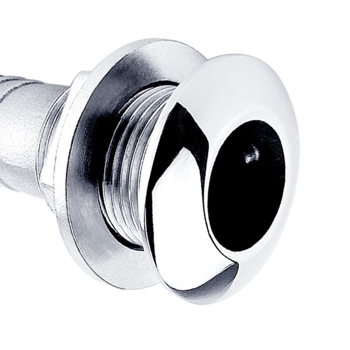 Stainless Steel Yacht Water Outlet Port Drain Vent Joint Boat Parts 25mm
