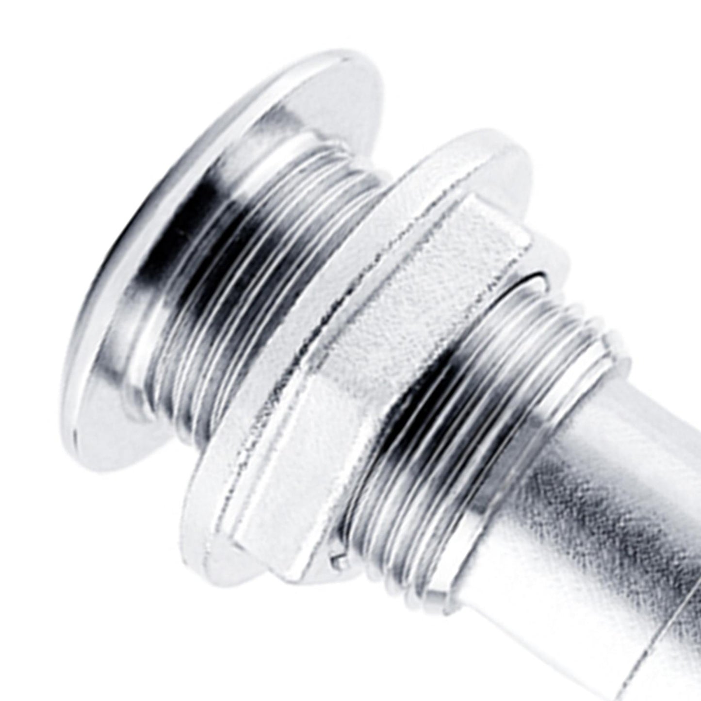 Stainless Steel Yacht Water Outlet Port Drain Vent Joint Boat Parts 25mm