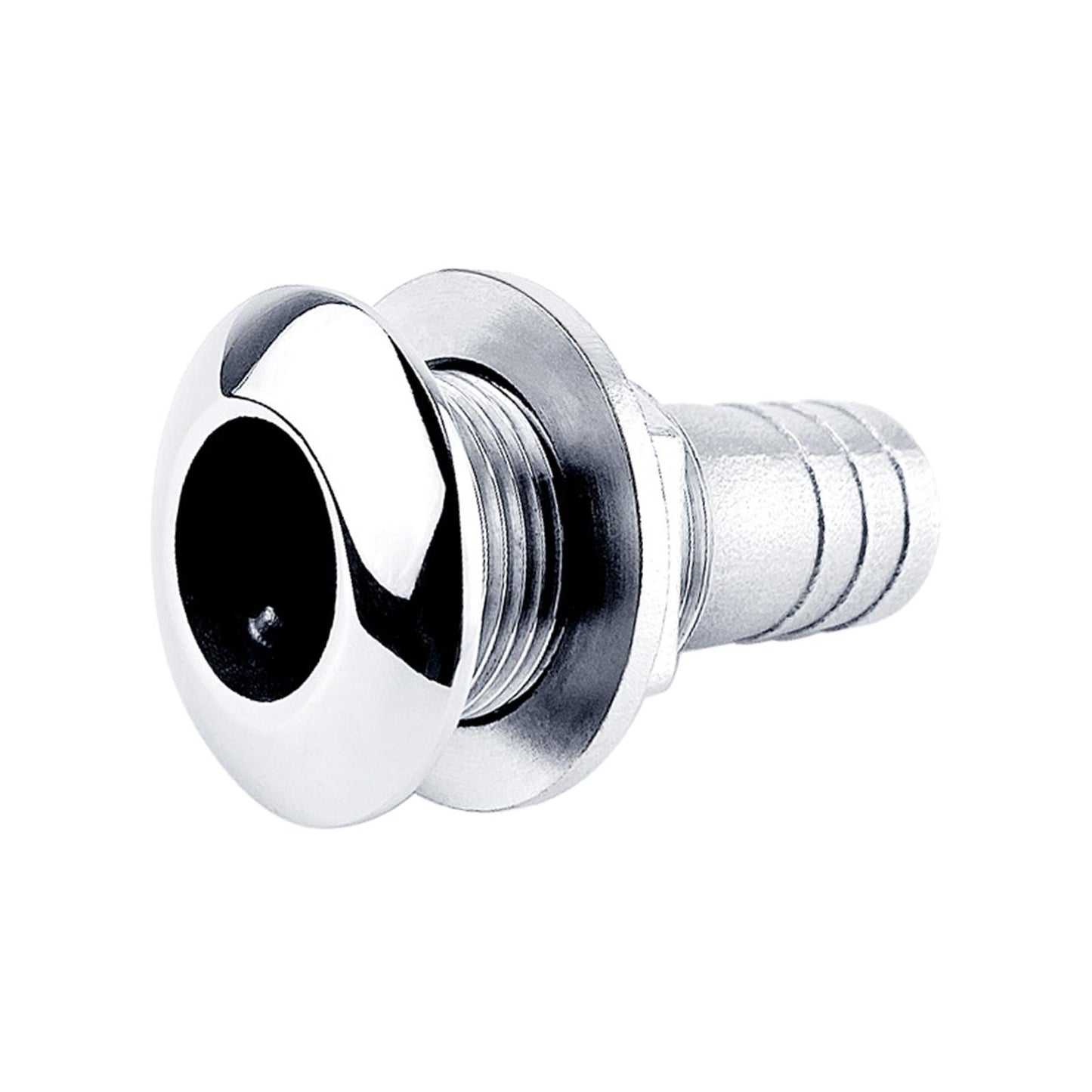 Stainless Steel Yacht Water Outlet Port Drain Vent Joint Boat Parts 25mm