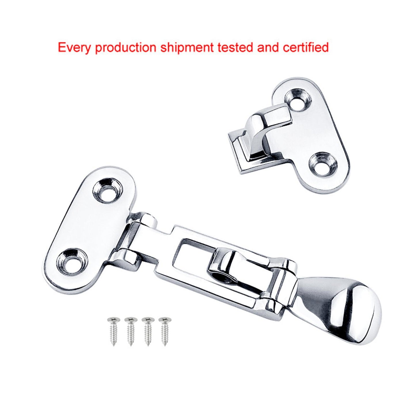 Marine Locker Hatch Anti-Rattle Latch Fastener Clamp Yacht Accessory 75mm