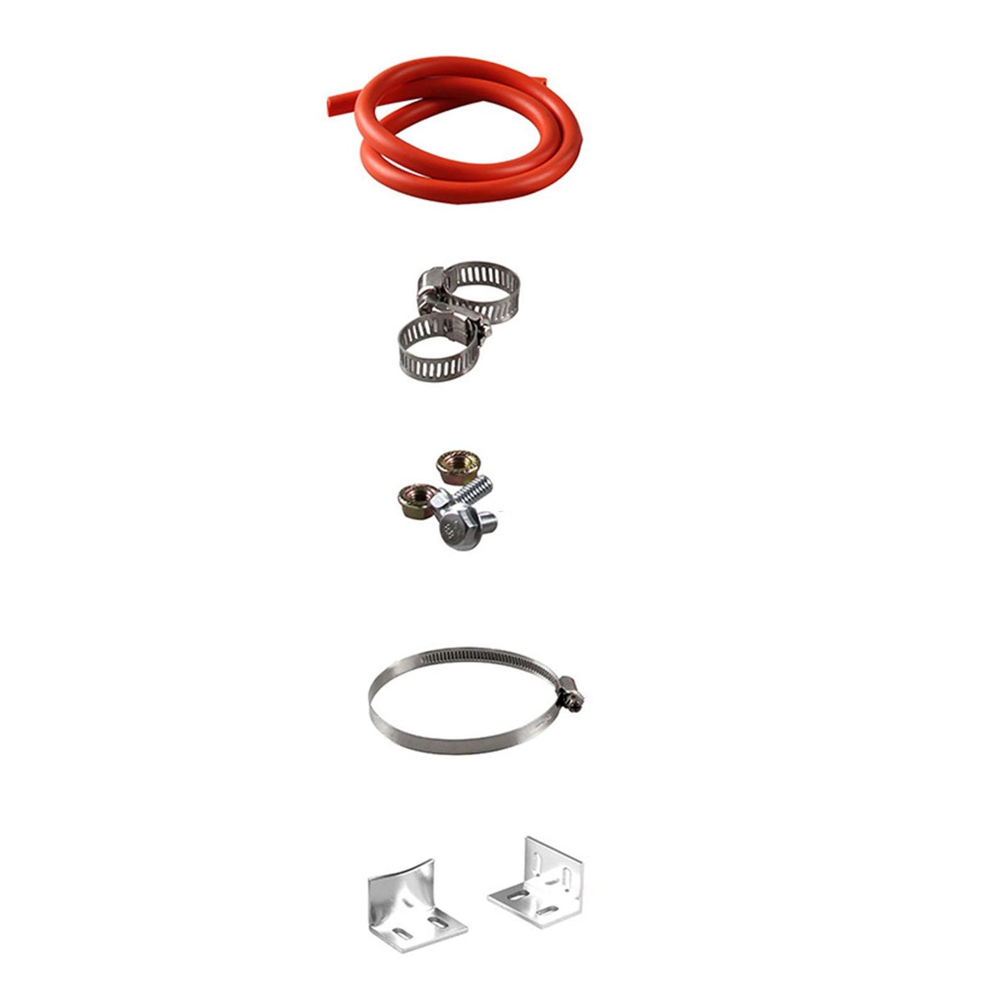 Universal Car Radiator Coolant Oil Catch Can Overflow Catch Tank Silver