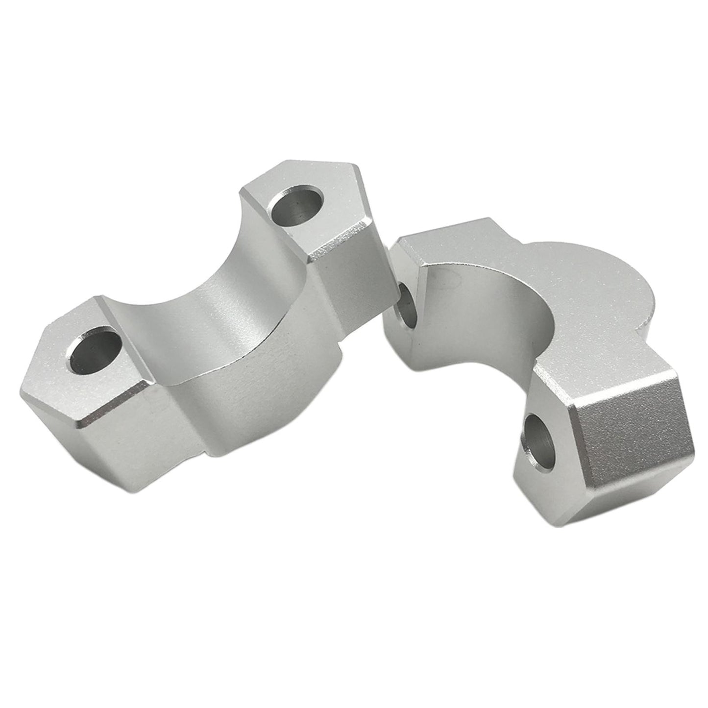 2pcs Motorcycle Handlebar Riser for BMW F850GS F850GS ADV 2018-2020 Silver