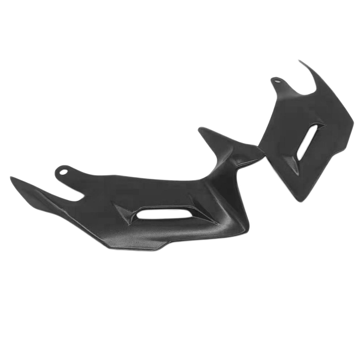 ABS Front Fairing Pneumatic Winglets Spoiler For Yamaha YZF R3 R25 2014-2018 Black