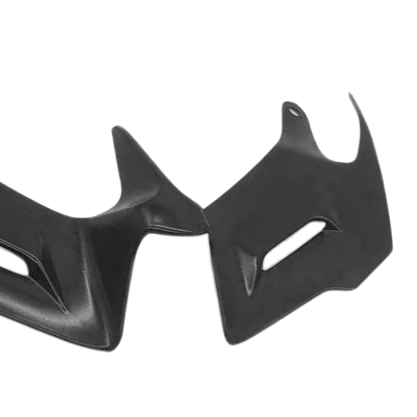 ABS Front Fairing Pneumatic Winglets Spoiler For Yamaha YZF R3 R25 2014-2018 Black