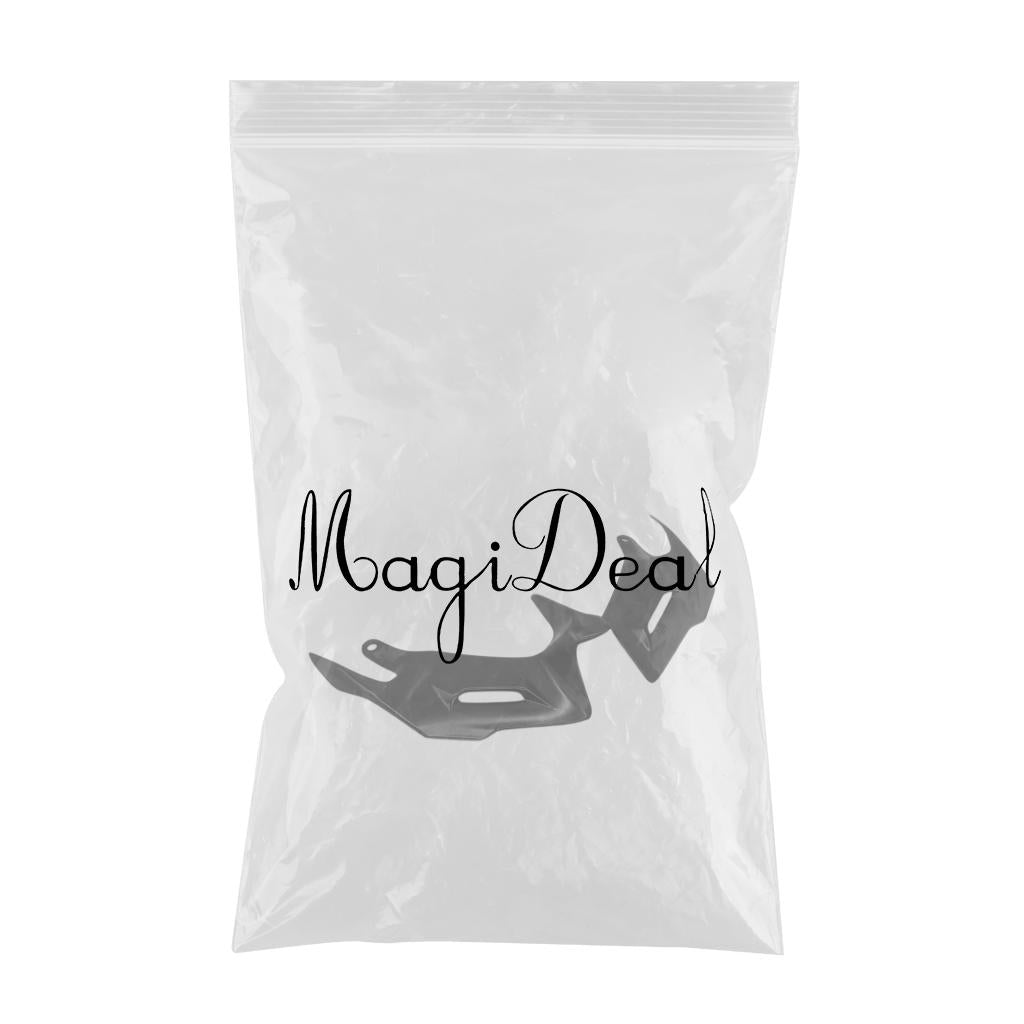 ABS Front Fairing Pneumatic Winglets Spoiler For Yamaha YZF R3 R25 2014-2018 Black