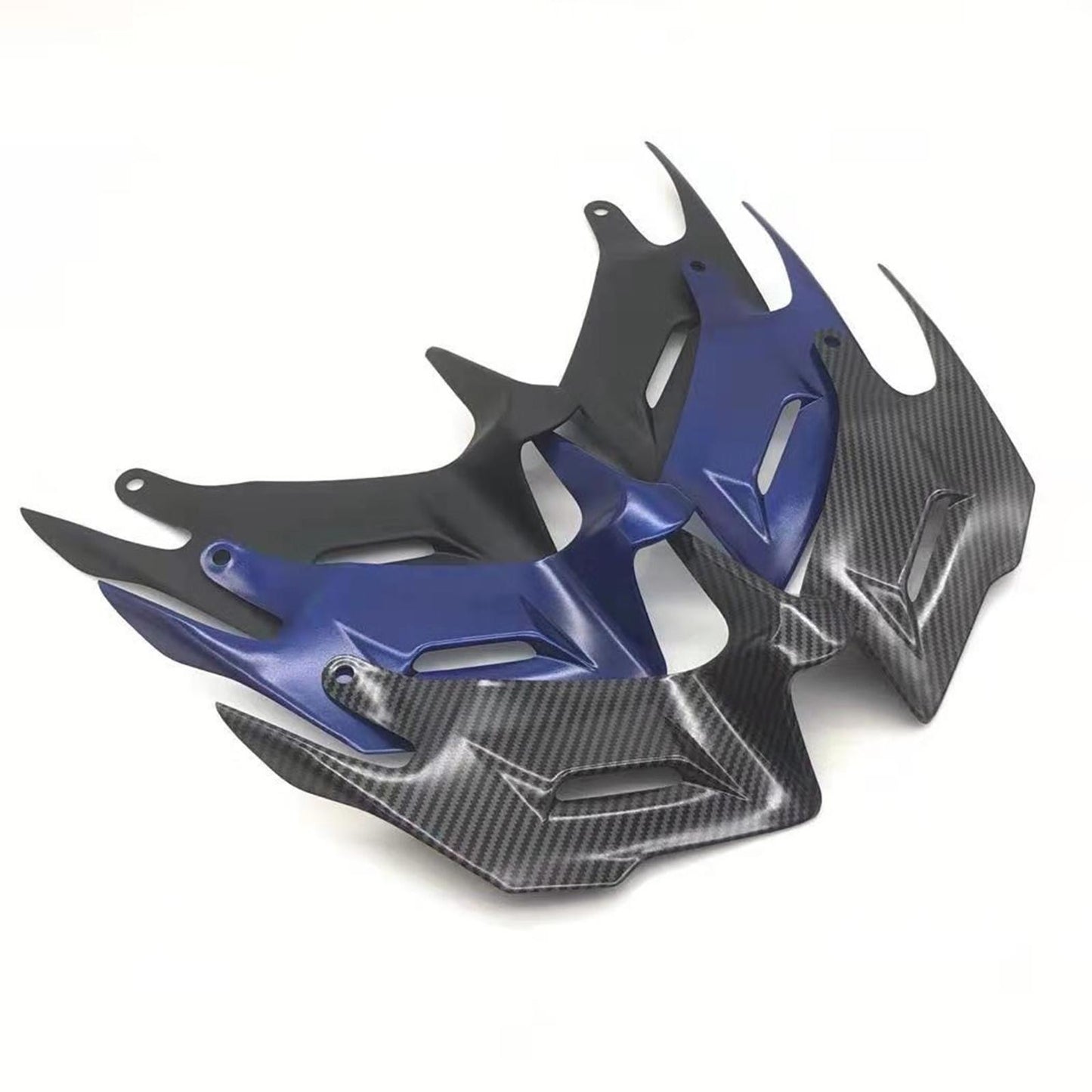 ABS Front Fairing Pneumatic Winglets Spoiler For Yamaha YZF R3 R25 2014-2018 Blue