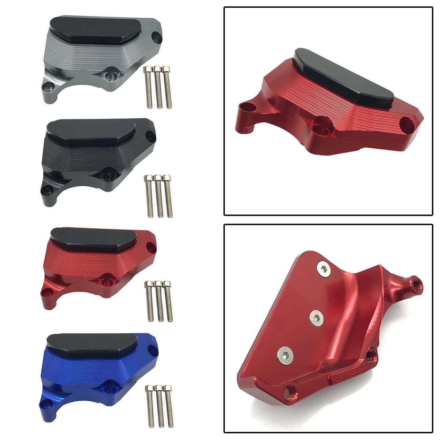 Alloy Engine Guard Frame Slider Cover for Honda CBR600RR 2003-2006 Black