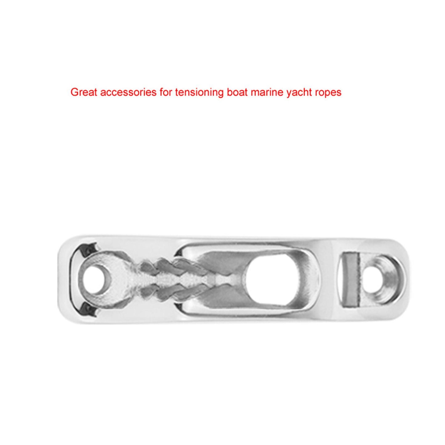 316 Marine Grade StainlessSteel Boat Sailing Rope Clam Cleat Hardware 81mm