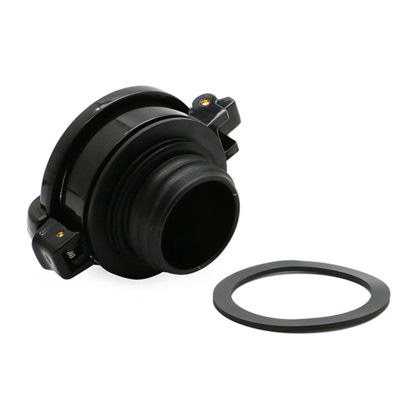 Aluminum Fuel Gas Tank Oil Cap Compatible with Harley XL 1200 883 X48 Black