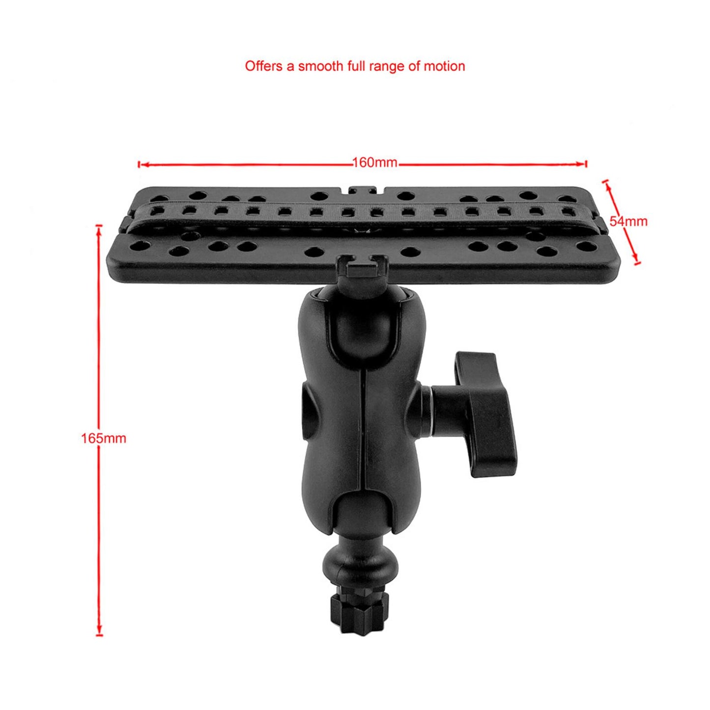 Fishfinder Mount for Boat Kayak Canoe Yacht GPS Electronic Mount Square Base