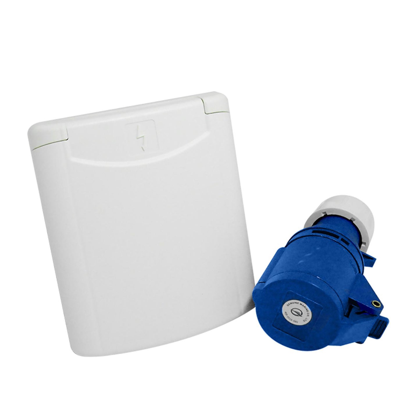 Camper RV External Flush Power Plug and Socket 220V 16A With cover Premium