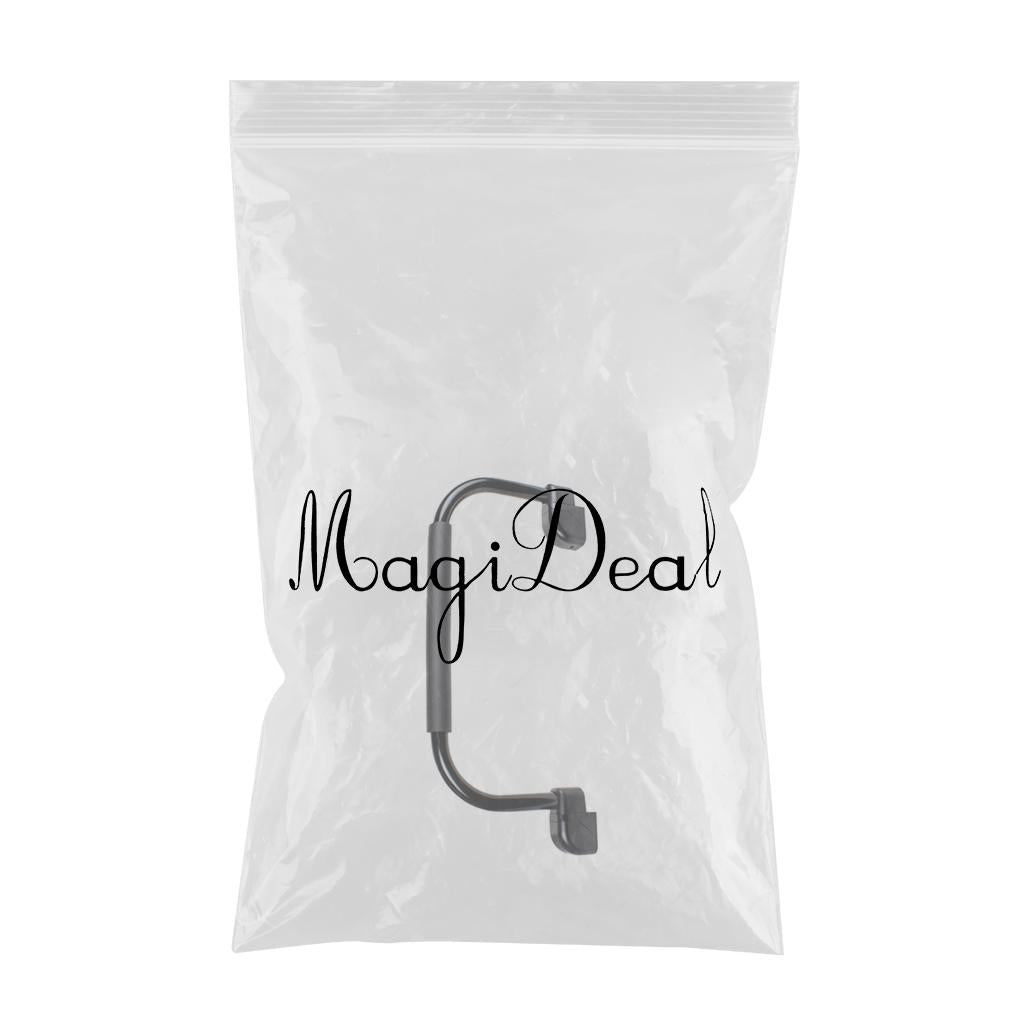 Aluminum Alloy Collapsible Lend A Grab Handle Assist Bar for RV Camper Black