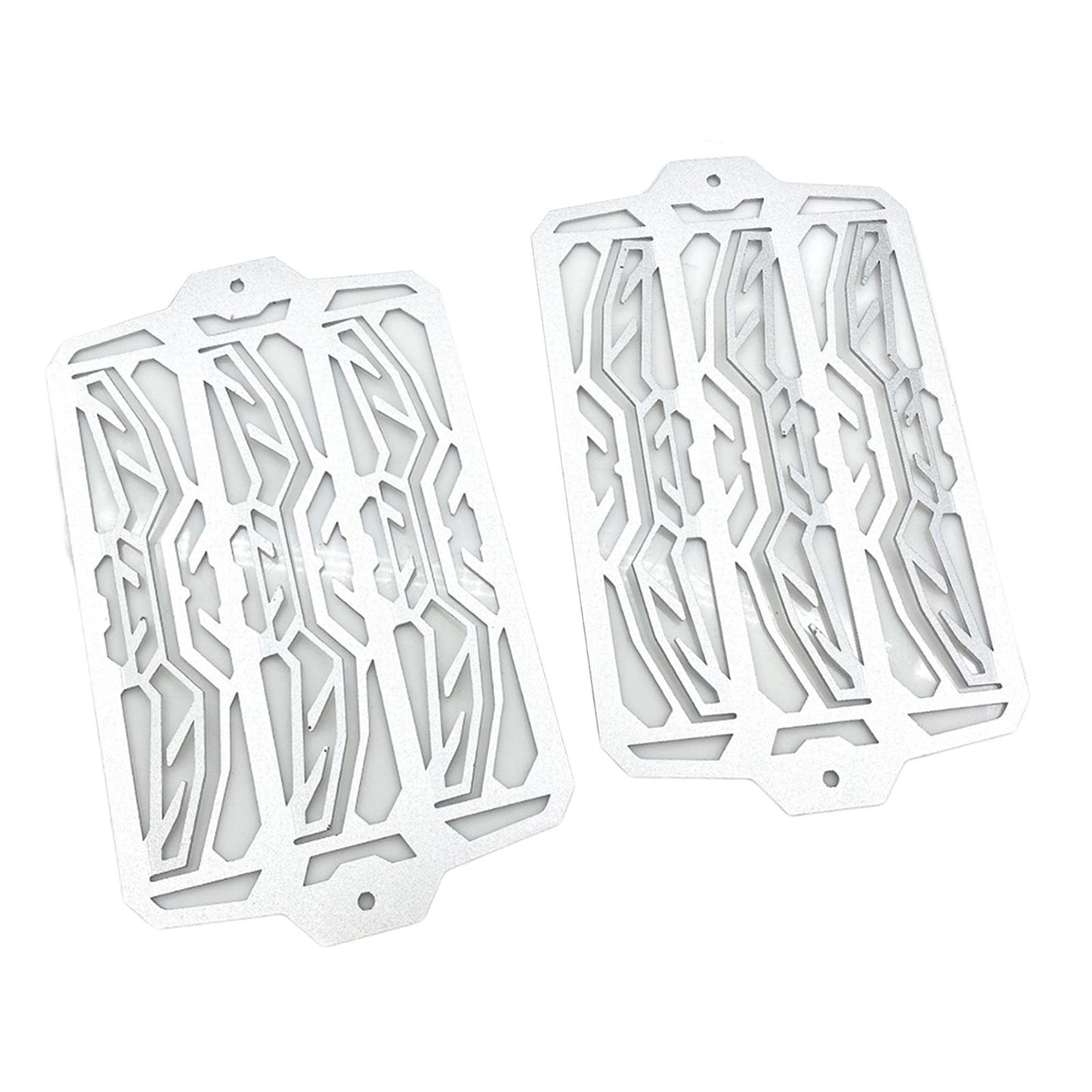 1 Pair Motorcycle Radiator Guard Cover for Triumph Tiger 900 Rally Tiger 900 Silver