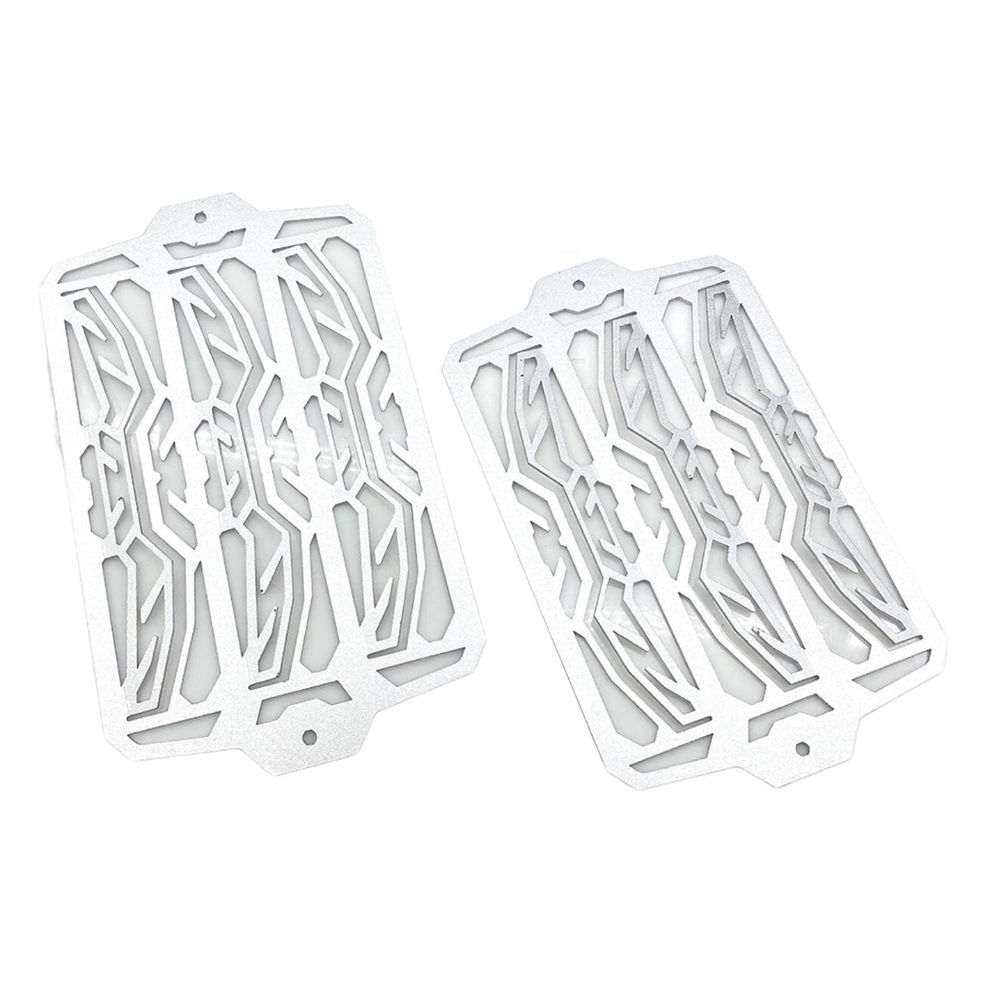 1 Pair Motorcycle Radiator Guard Cover for Triumph Tiger 900 Rally Tiger 900 Silver