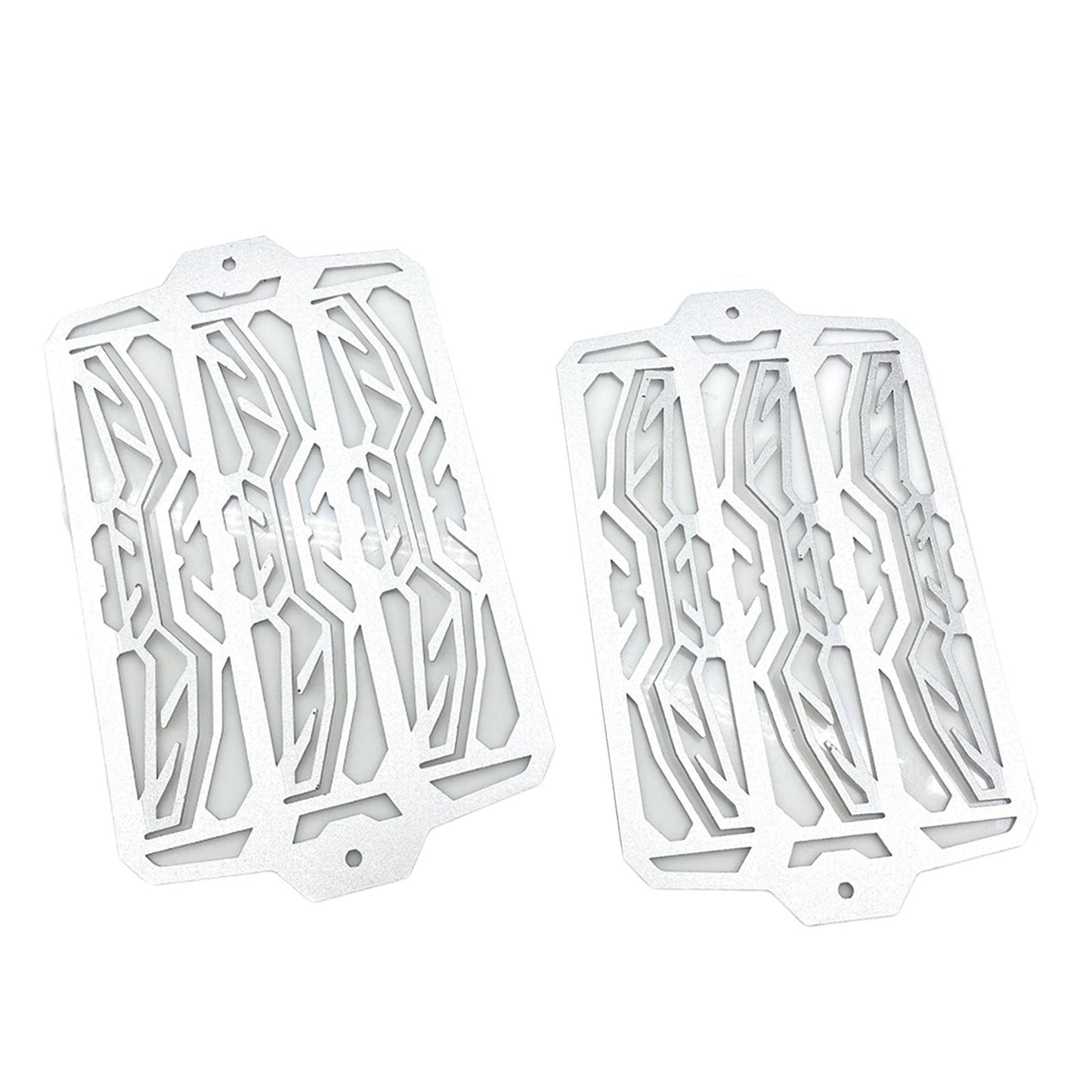 1 Pair Motorcycle Radiator Guard Cover for Triumph Tiger 900 Rally Tiger 900 Silver