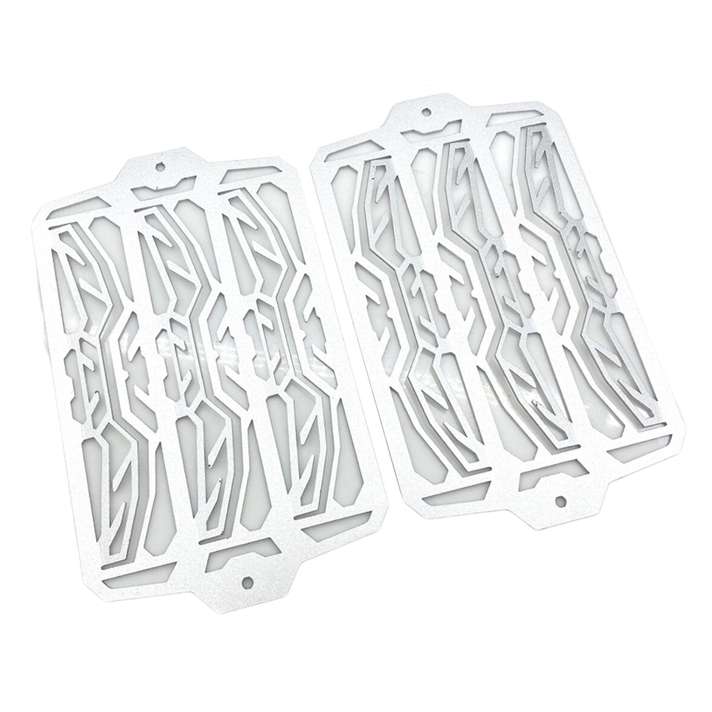 1 Pair Motorcycle Radiator Guard Cover for Triumph Tiger 900 Rally Tiger 900 Silver