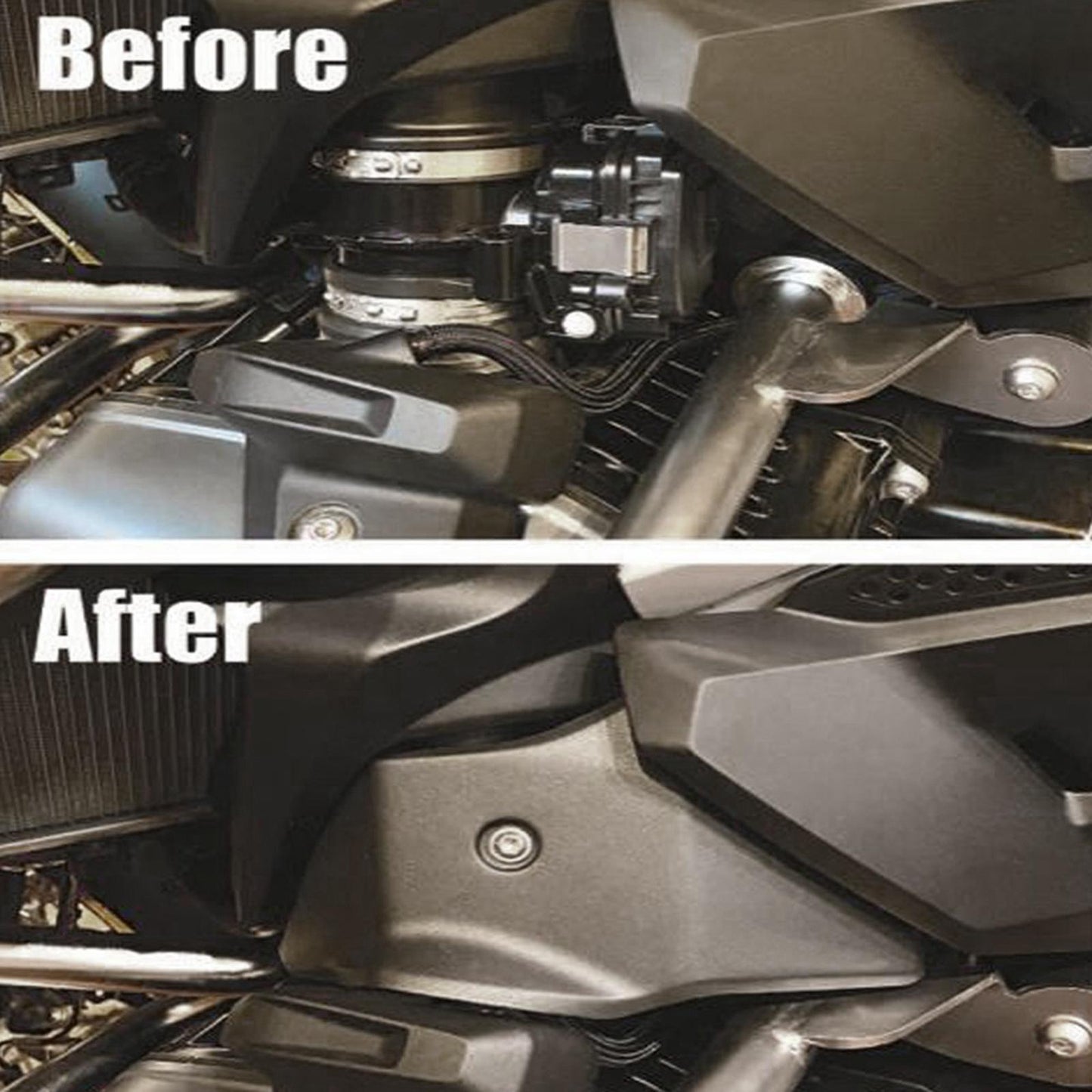 1 Pair Throttle Body Guards for BMW R1250GS R1200GS Stylish Black Compact