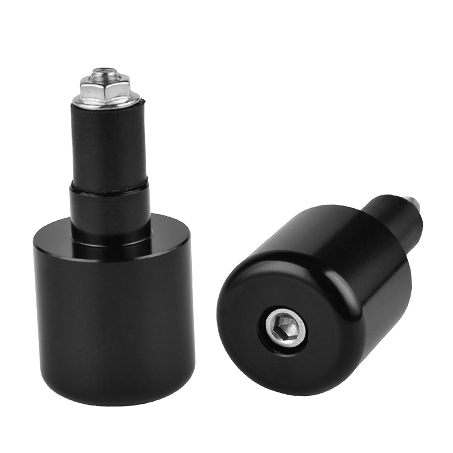 7 or 8 22mm Motorcycle Handlebar Ends for Suzuki GSXR600 750 1000 Black"