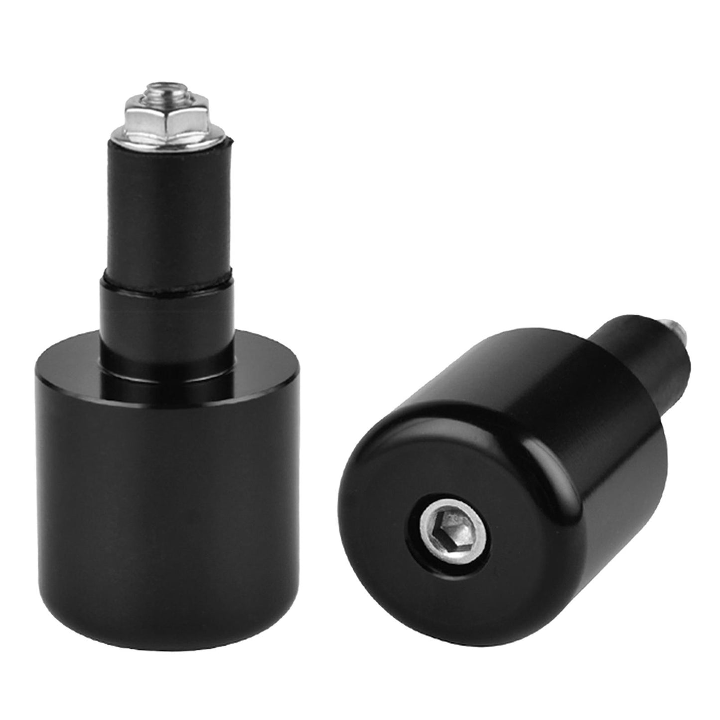 7 or 8 22mm Motorcycle Handlebar Ends for Suzuki GSXR600 750 1000 Black"