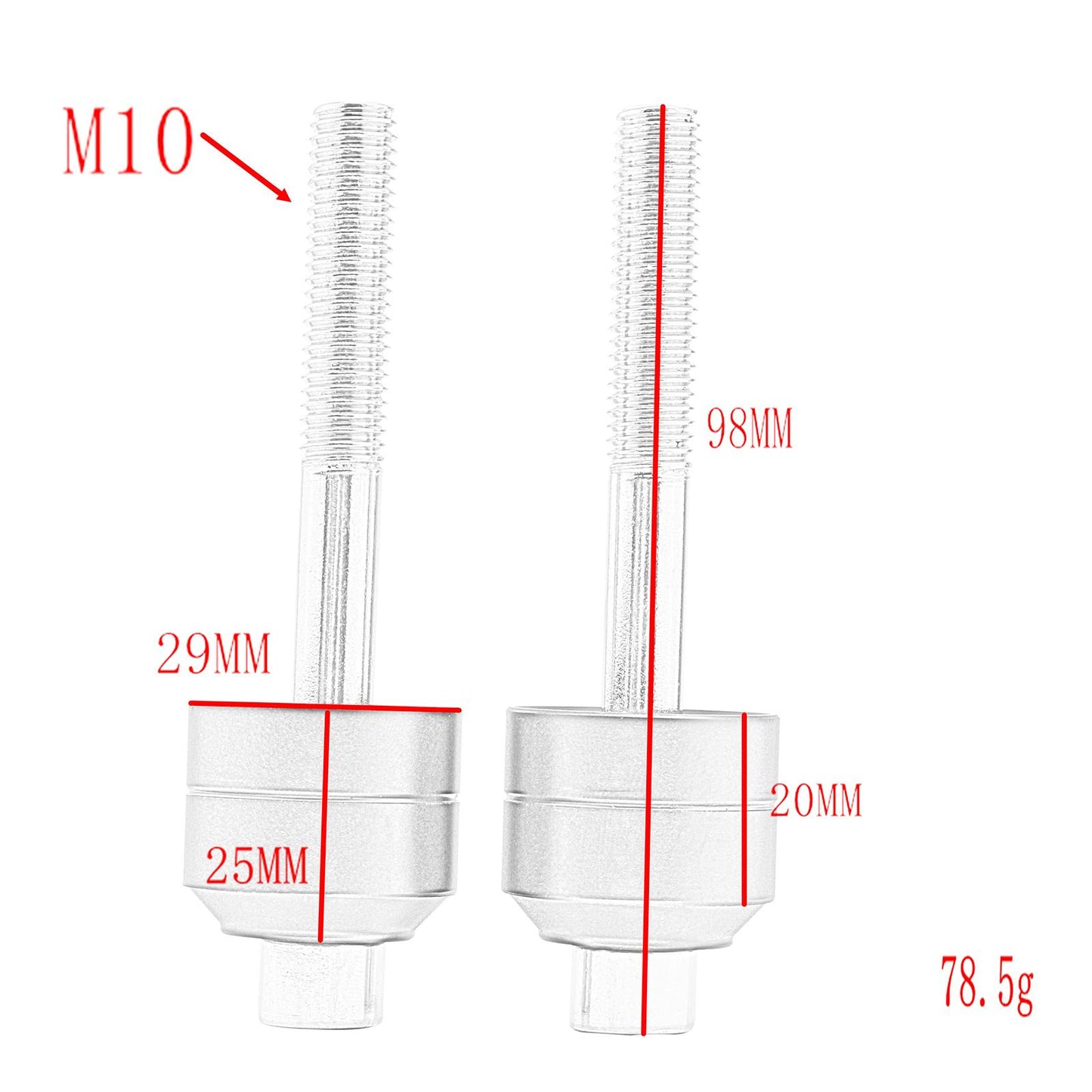 Aluminum Handlebar Risers Kit Height for BMW F800GS F700GS Black