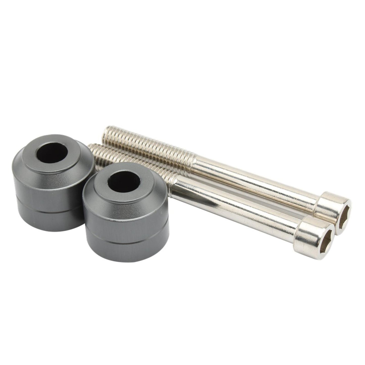 Aluminum Handlebar Risers Kit Height for BMW F800GS F700GS Grey