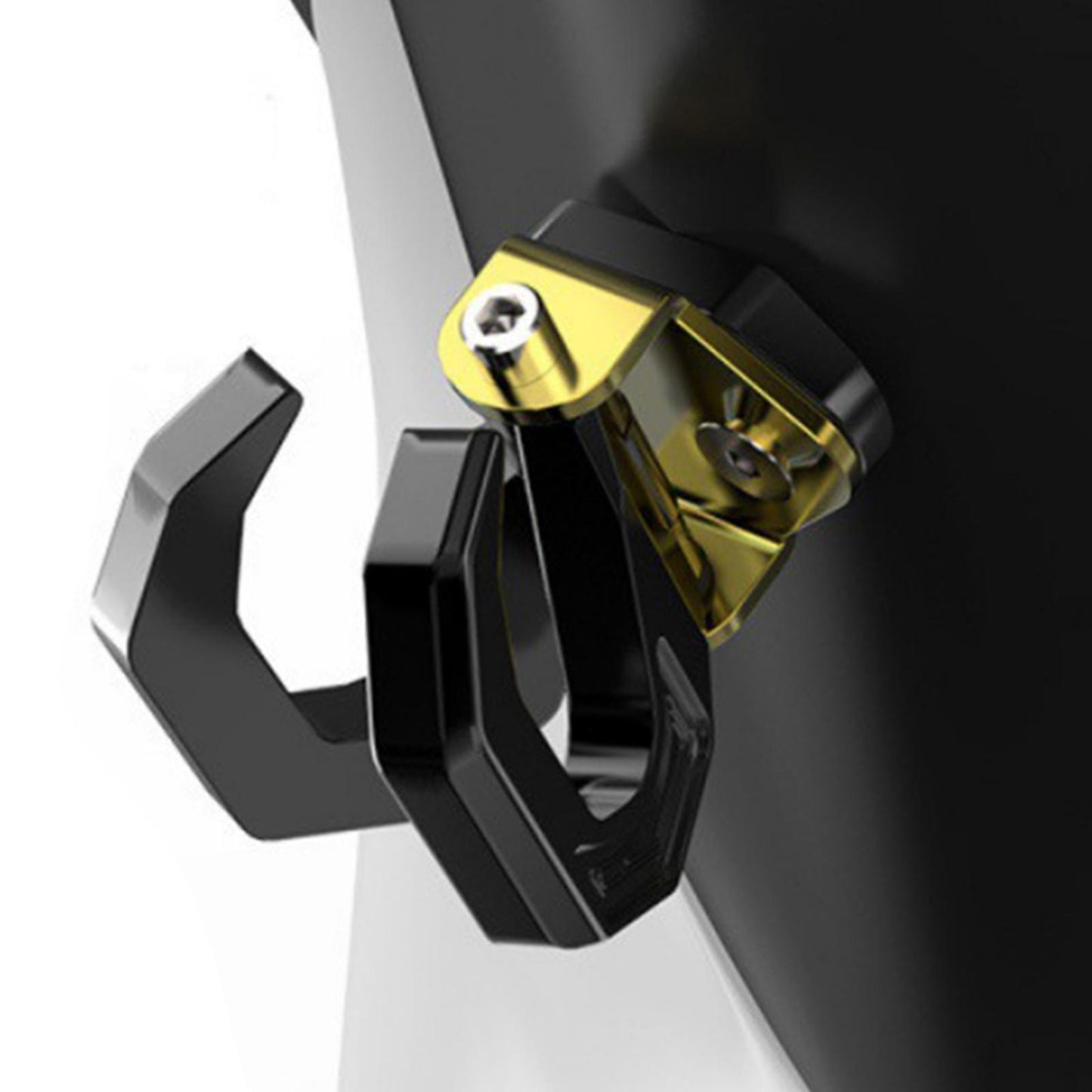 Motorcycle Scooter Luggage Helmet Holder Hook Bag Hanger With Screw Golden