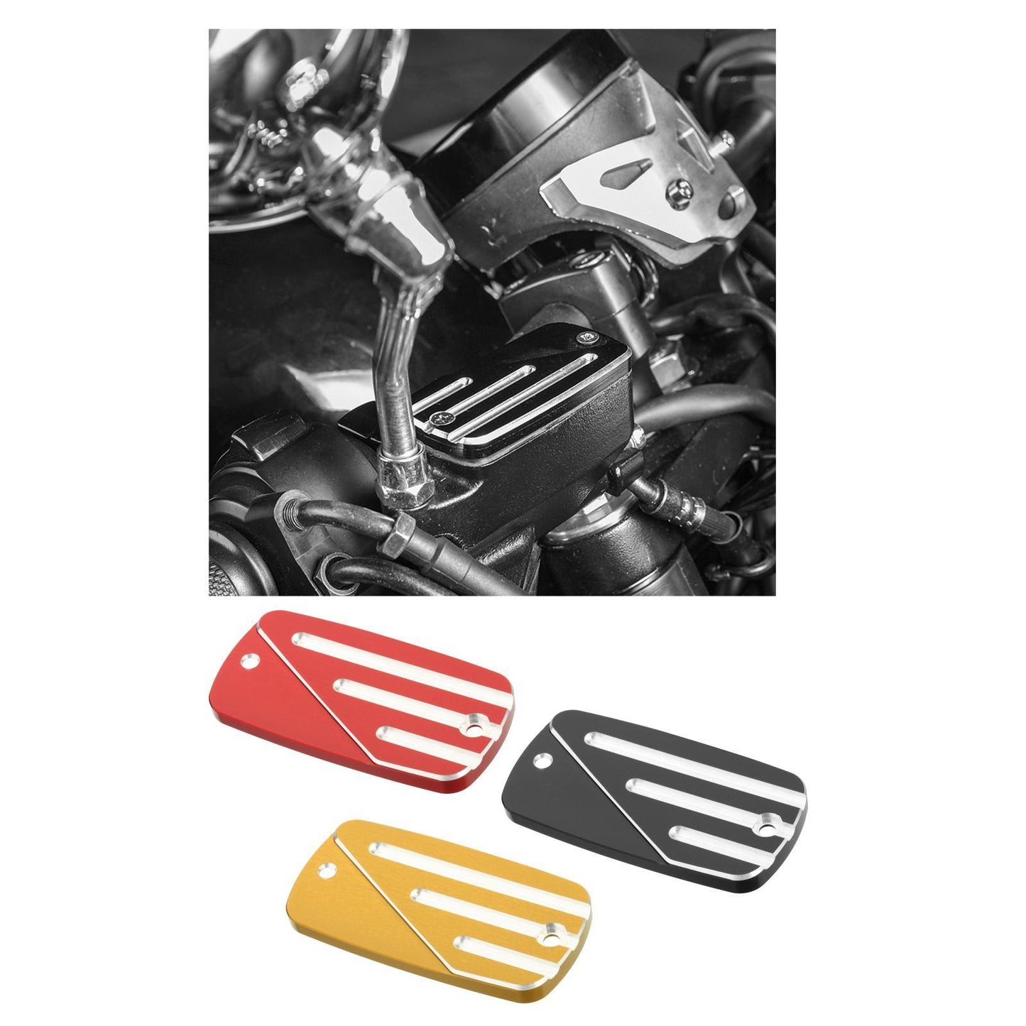 Front Brake Cylinder Fluid Reservoir Cover for Honda Rebel CMX 500 Golden