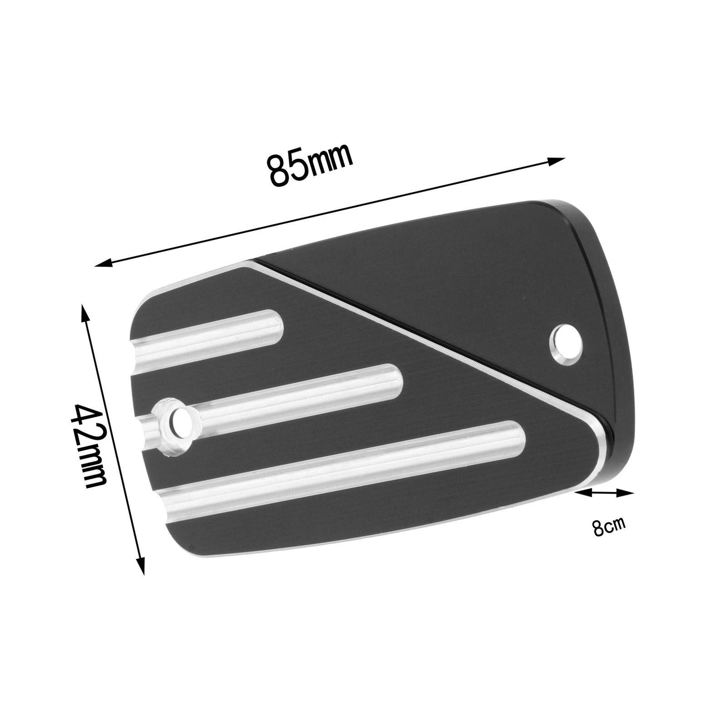 Front Brake Cylinder Fluid Reservoir Cover for Honda Rebel CMX 500 Black