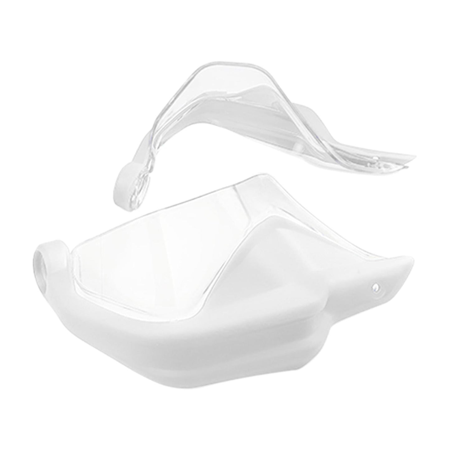 Motorcycle Hand Guard Hand Shield Protector White Transparent