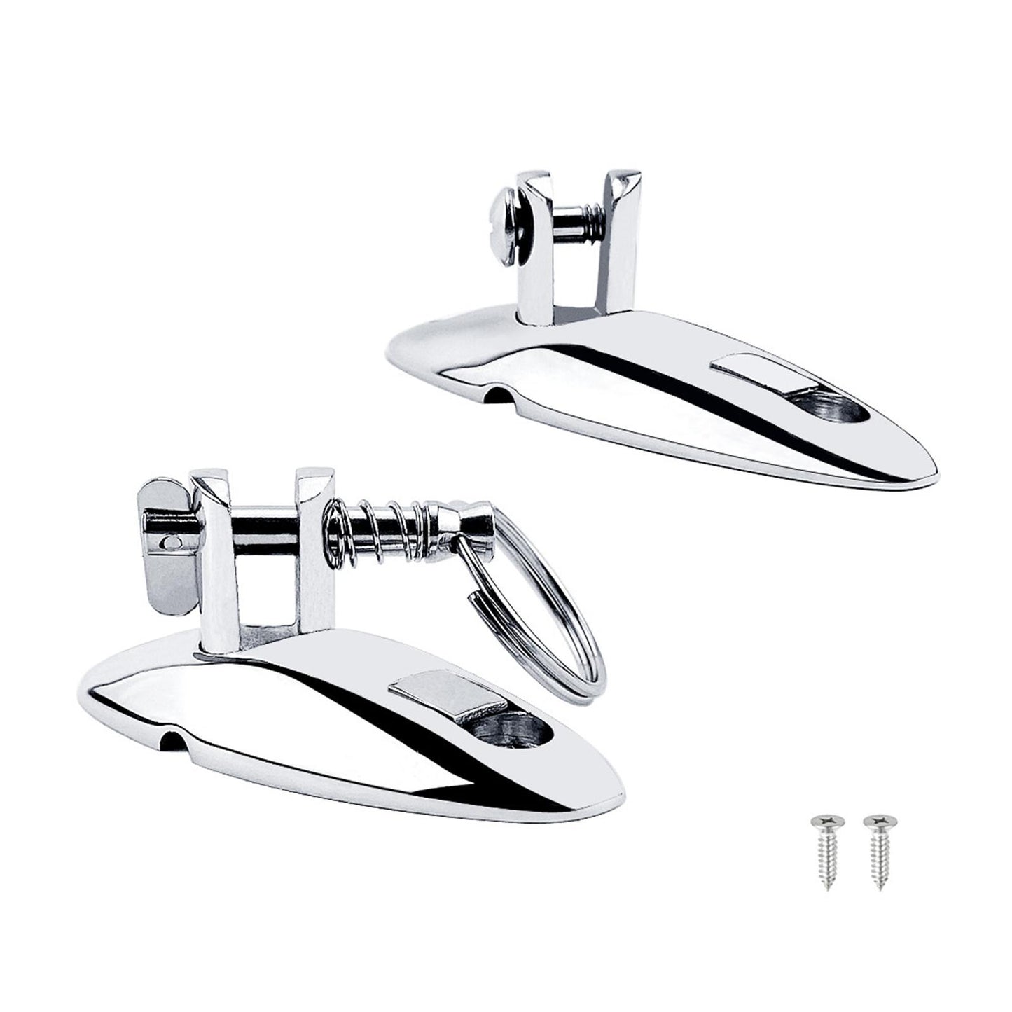 316 Steel Marine Deck Side Hinge for Bimini Boat Top Fitting Screw version