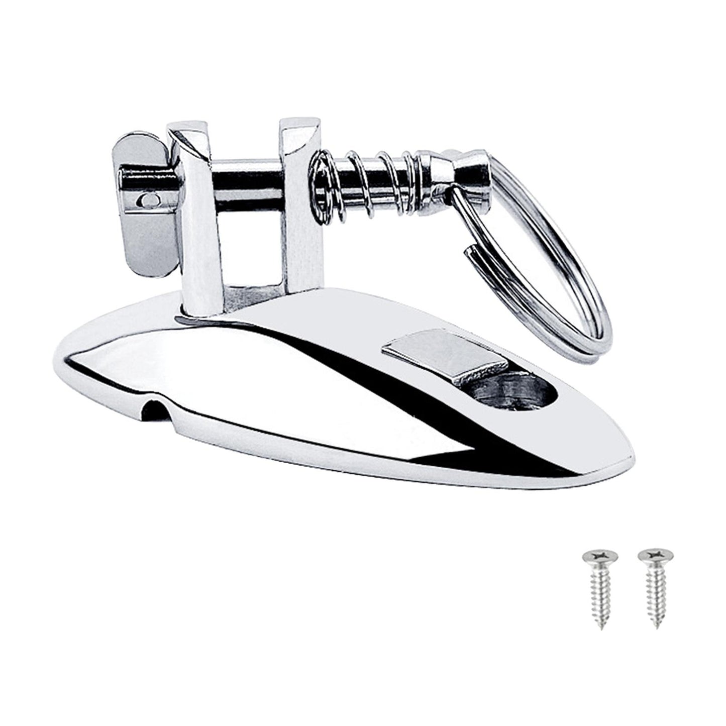 316 Steel Marine Deck Side Hinge for Bimini Boat Top Fitting Pin version