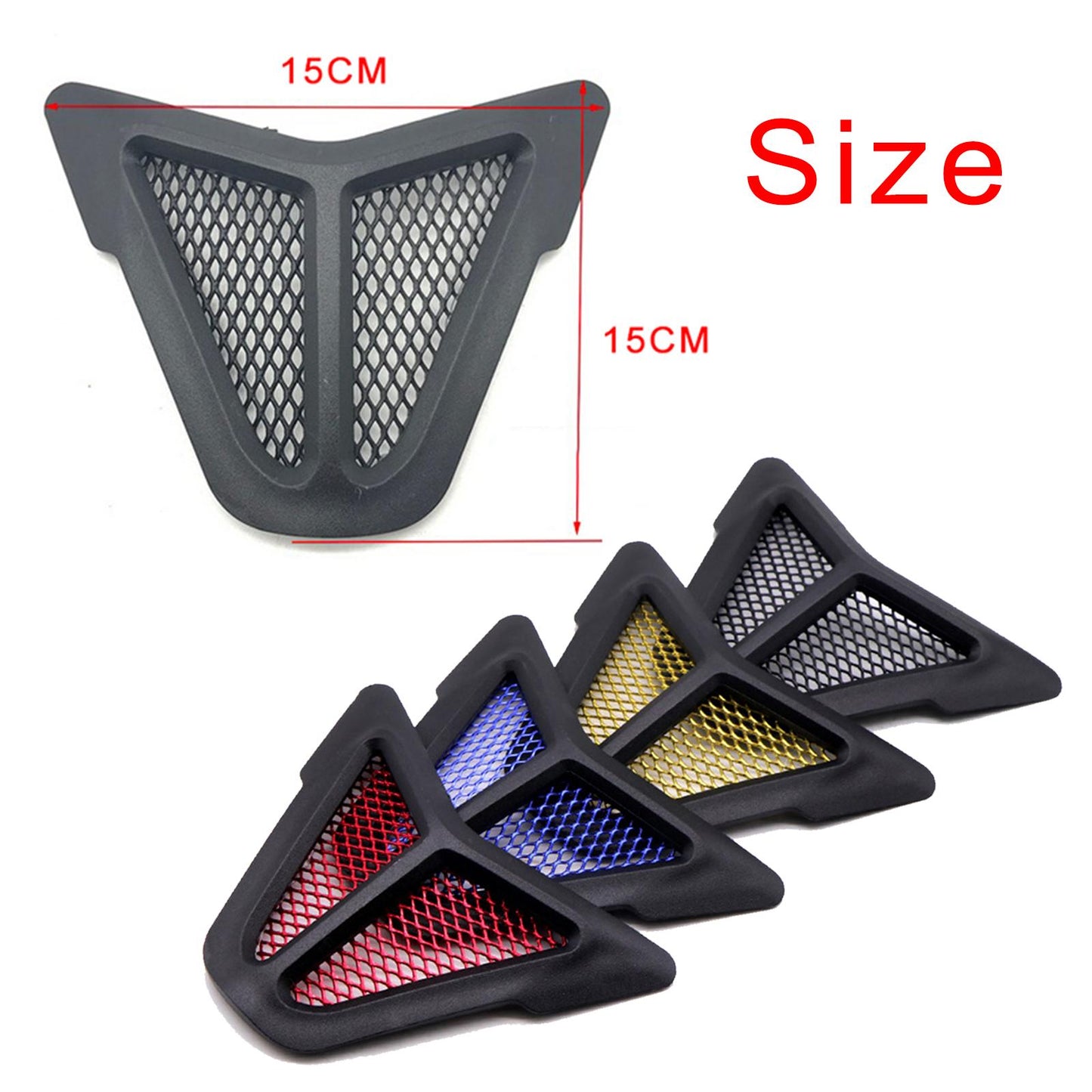 Motorcycles Front Fairing Air Intake Cover for Yamaha YZF R15 V3 Golden