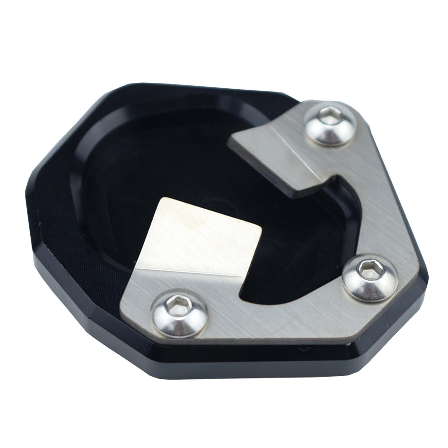 Aluminum Kickstand Enlarger Plate Anodizing for BMW S1000XR 2020-2022 Black