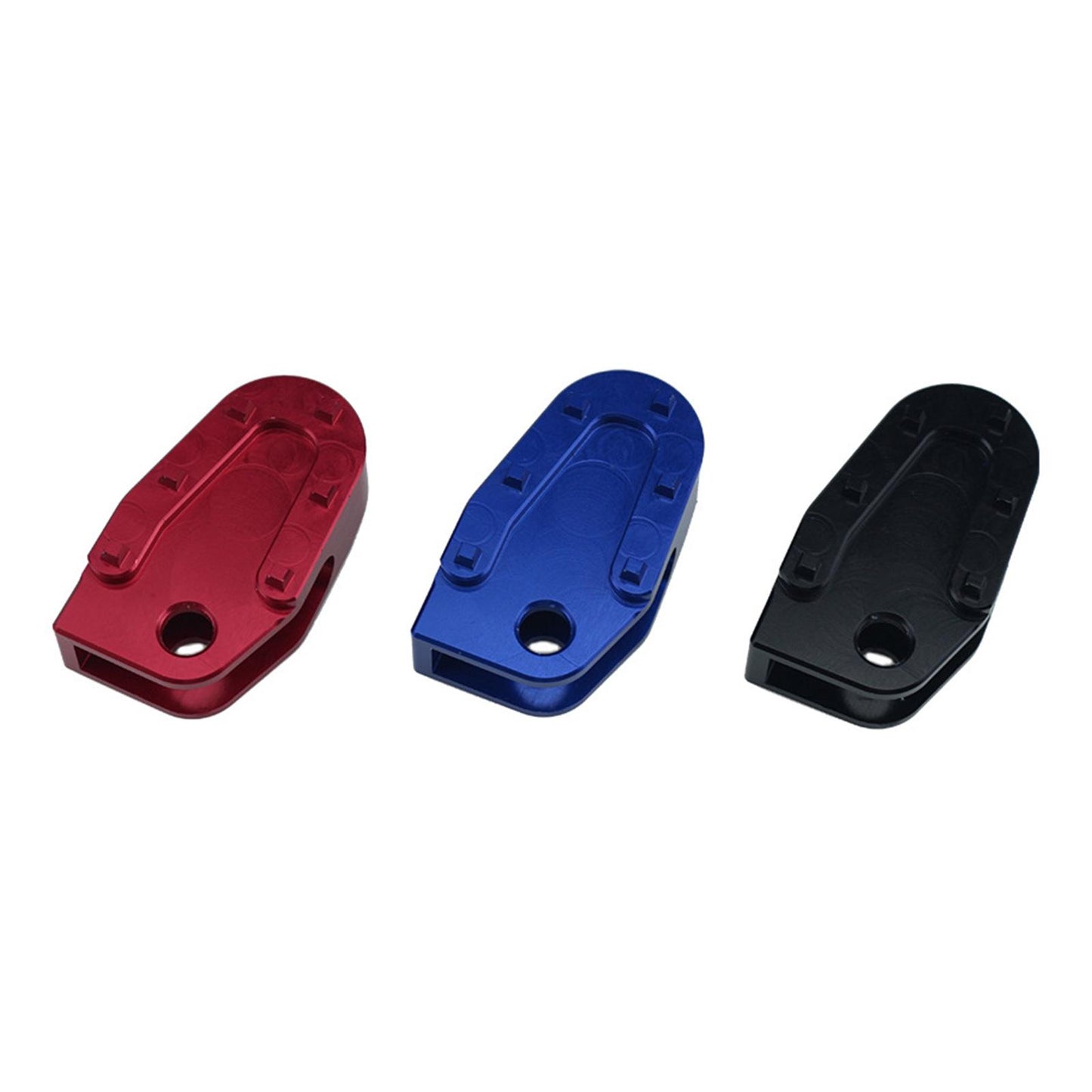 Widening Non-slip Footrests Brake Pedal for Motorcycle Aluminum blue