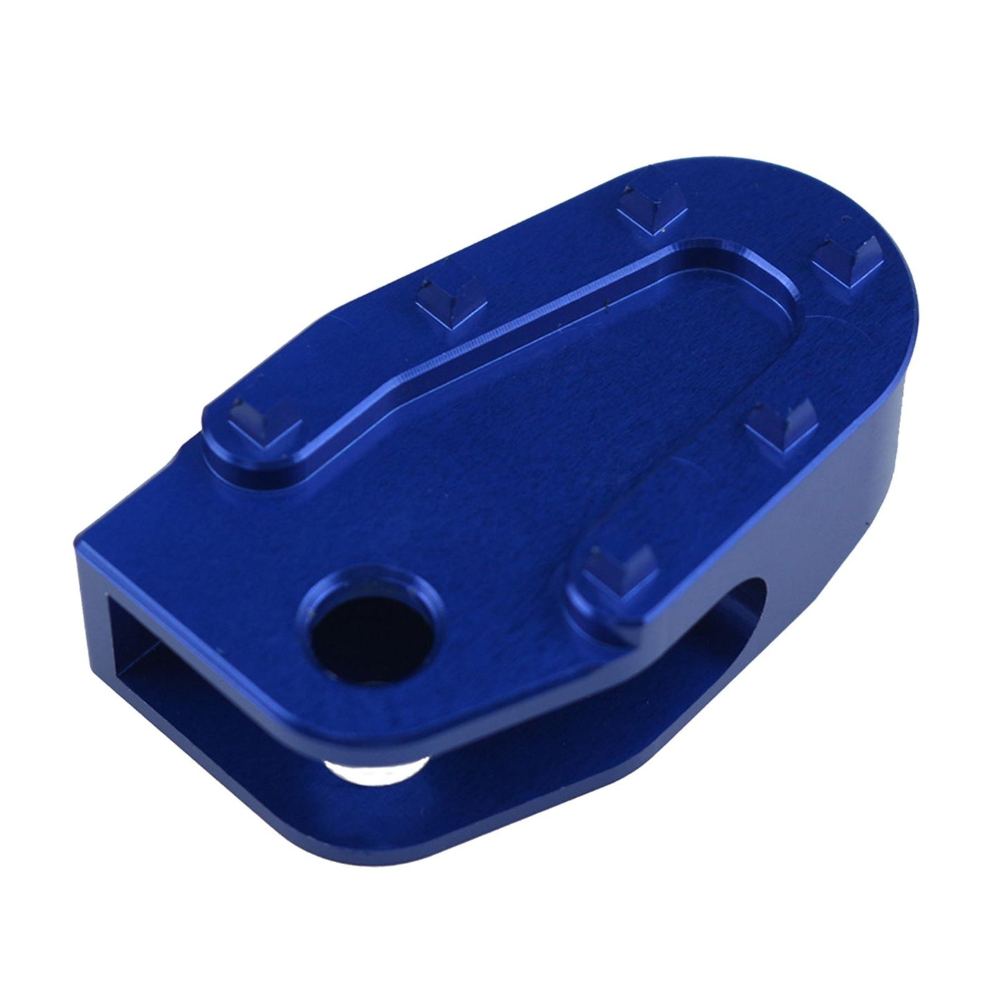 Widening Non-slip Footrests Brake Pedal for Motorcycle Aluminum blue