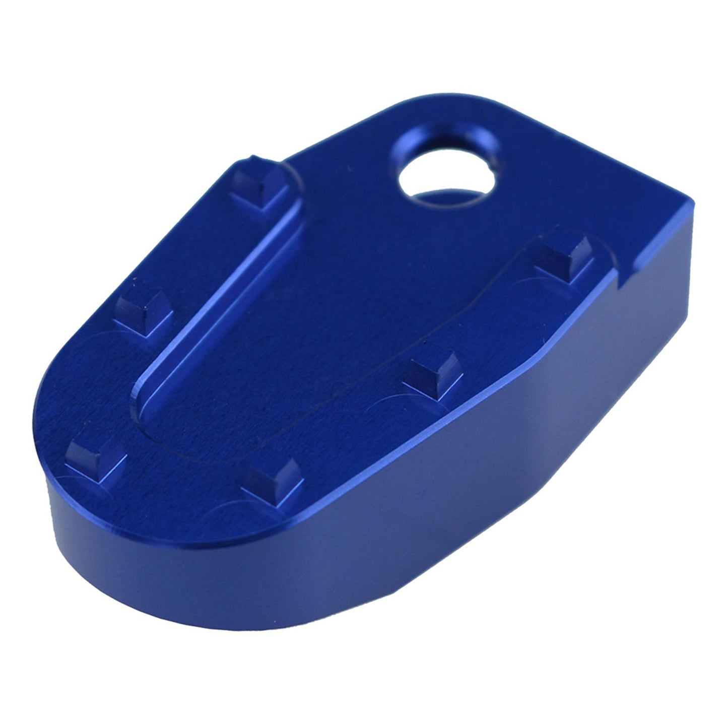 Widening Non-slip Footrests Brake Pedal for Motorcycle Aluminum blue
