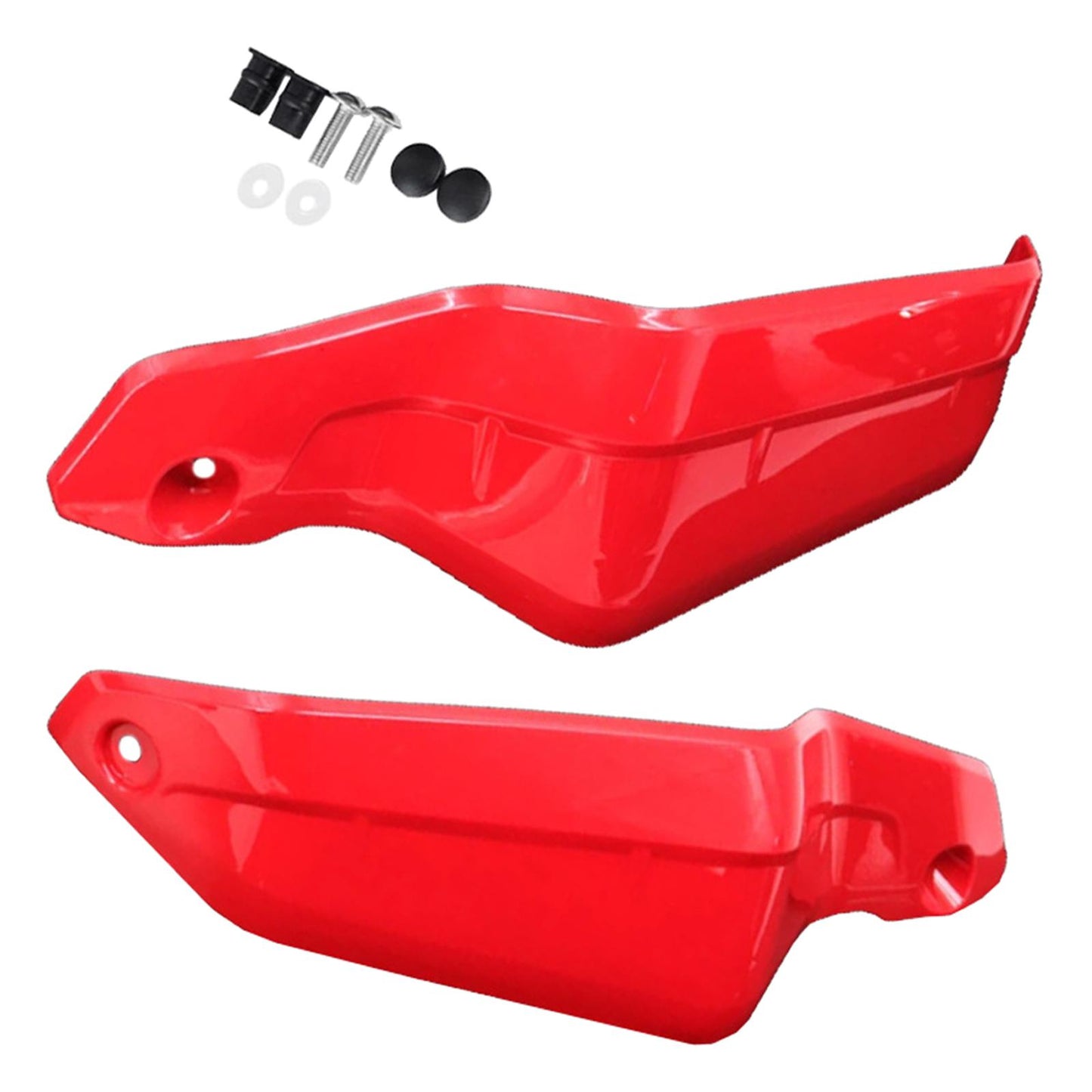 2 Pieces Motorcycle Hand Guard Fits for Honda Crf1100L Adv. Sports 20-21 Red