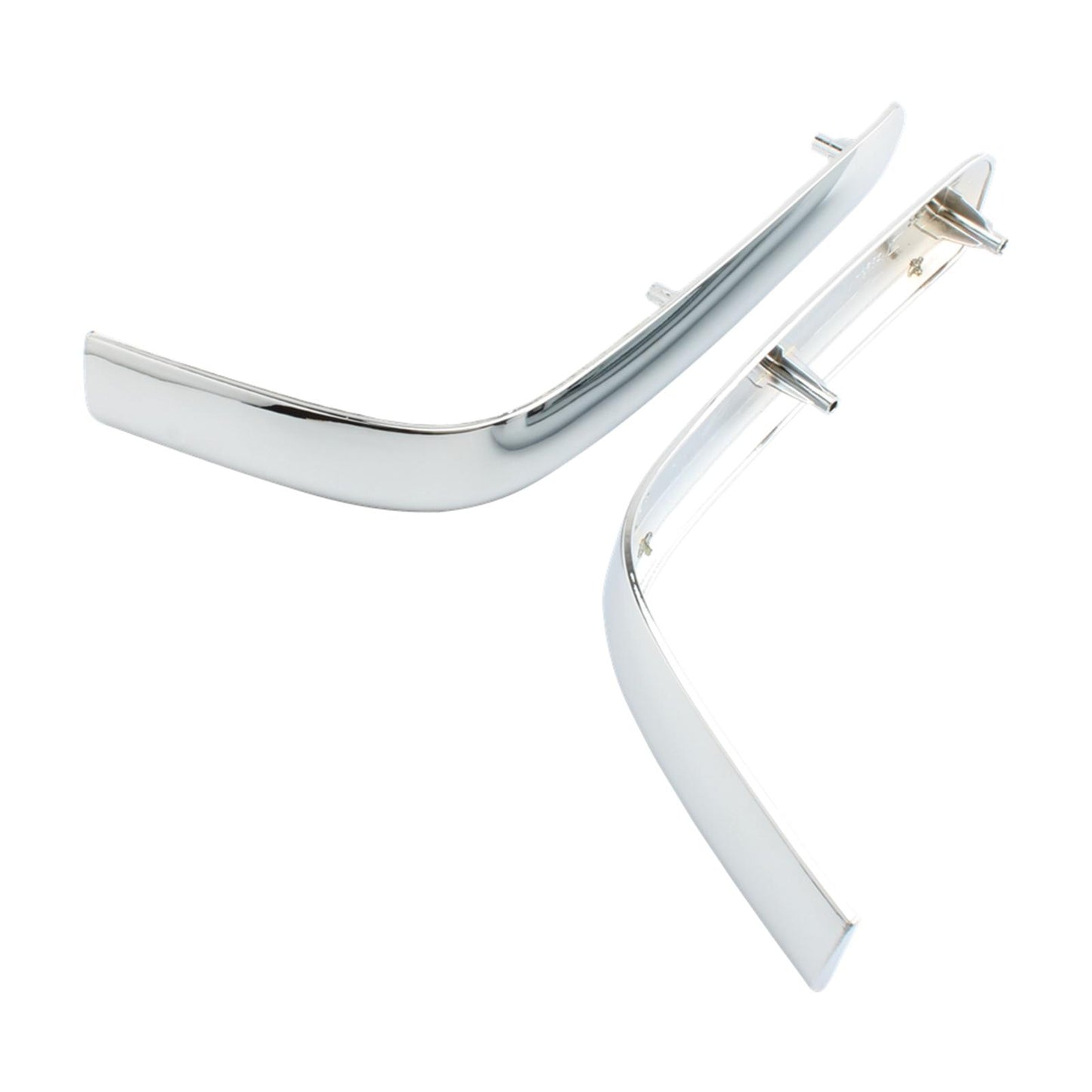 2Pcs Saddlebag Decoration Strips Chrome for Honda GL1800 Goldwing 01-11