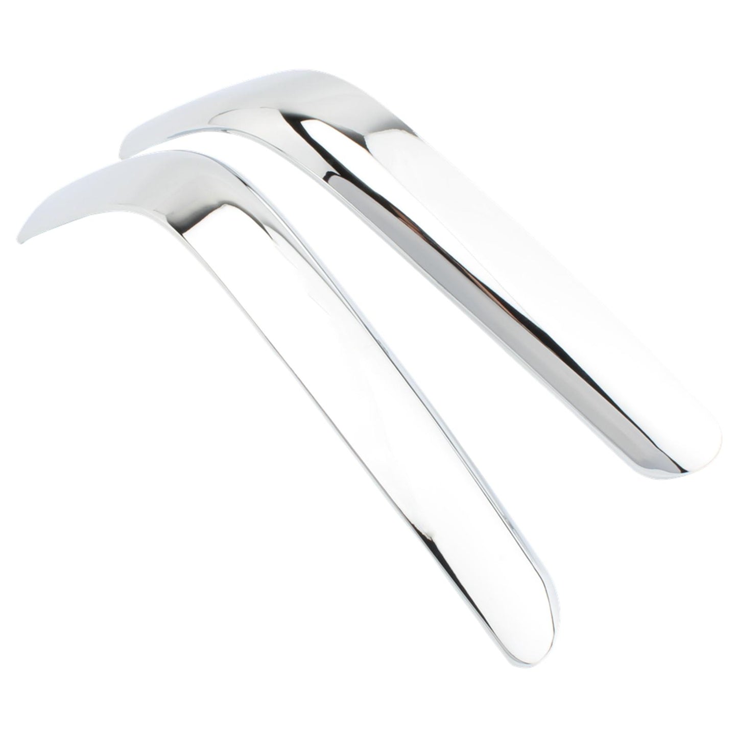 2Pcs Saddlebag Decoration Strips Chrome for Honda GL1800 Goldwing 01-11