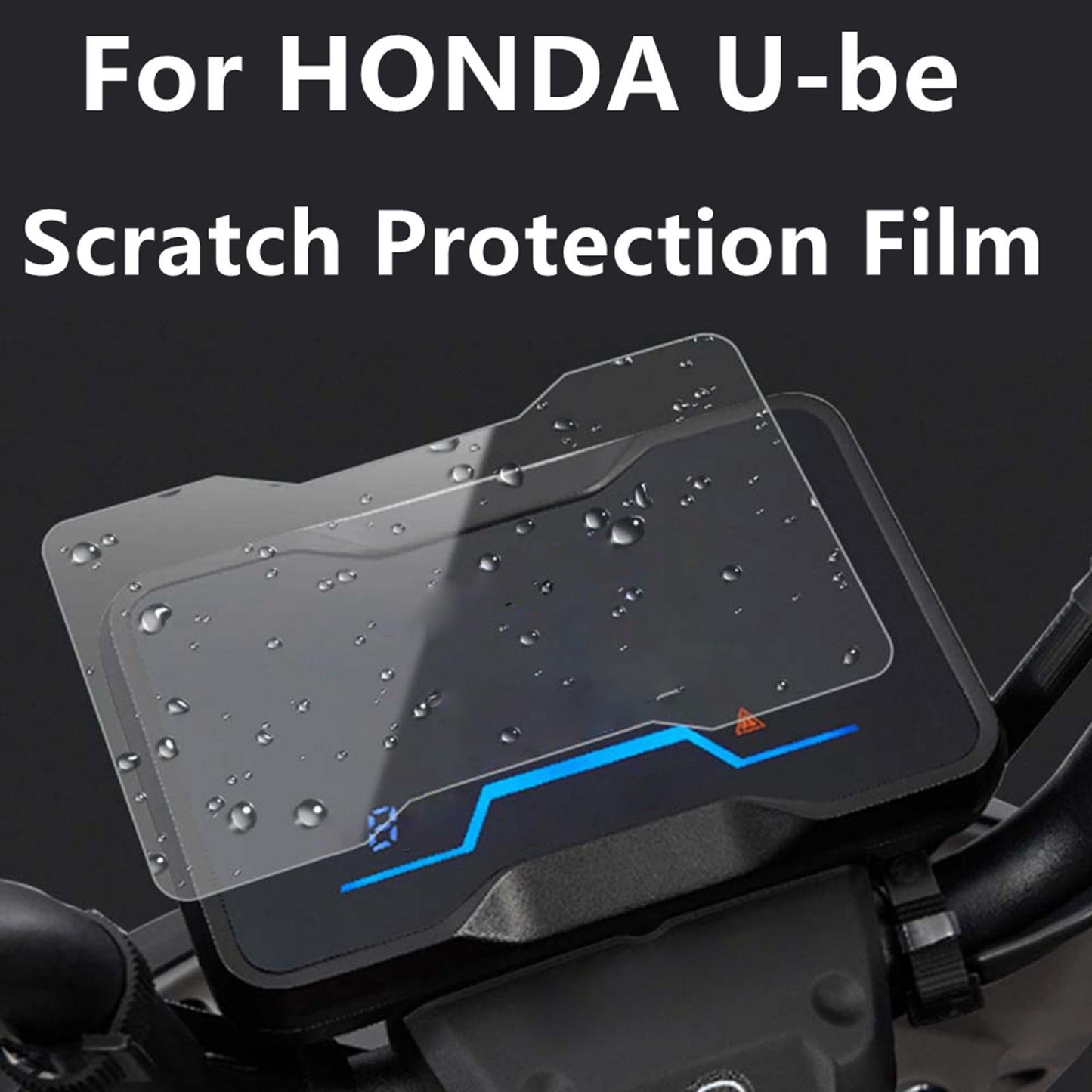 2 Pieces Motorcycle Cluster Scratch Protection Motorbike Fit for Honda U-Be
