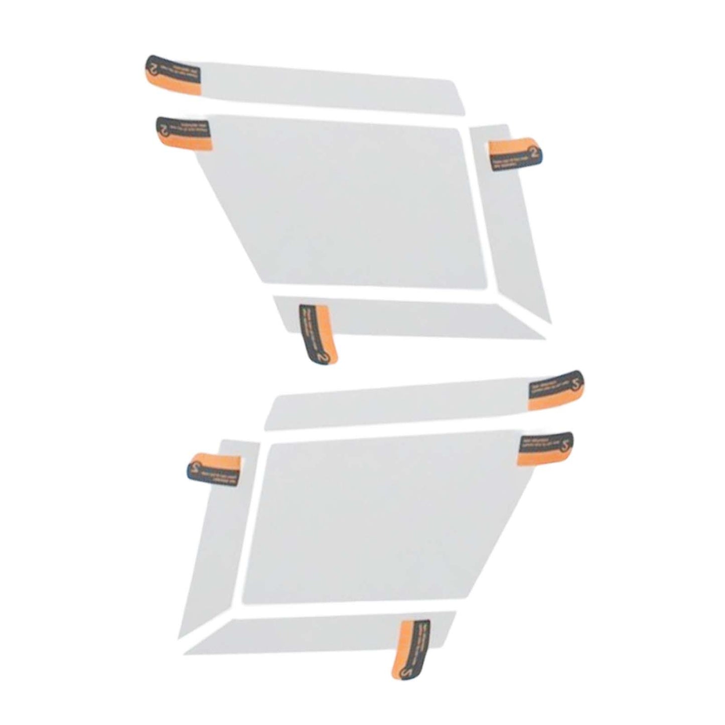 2 Pieces Motorcycle Dashboard Screen Protector Fit for Yamaha Tracer 9