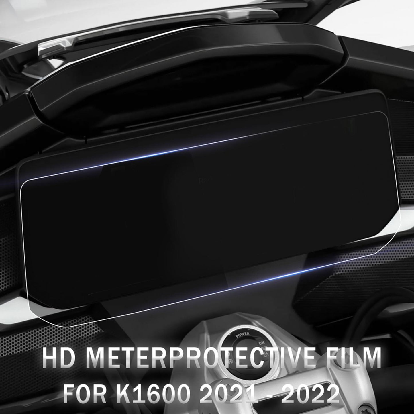 2Pcs Transparent Motorcycle Instrument Film Fits for BMW K1600 B GT Gtl