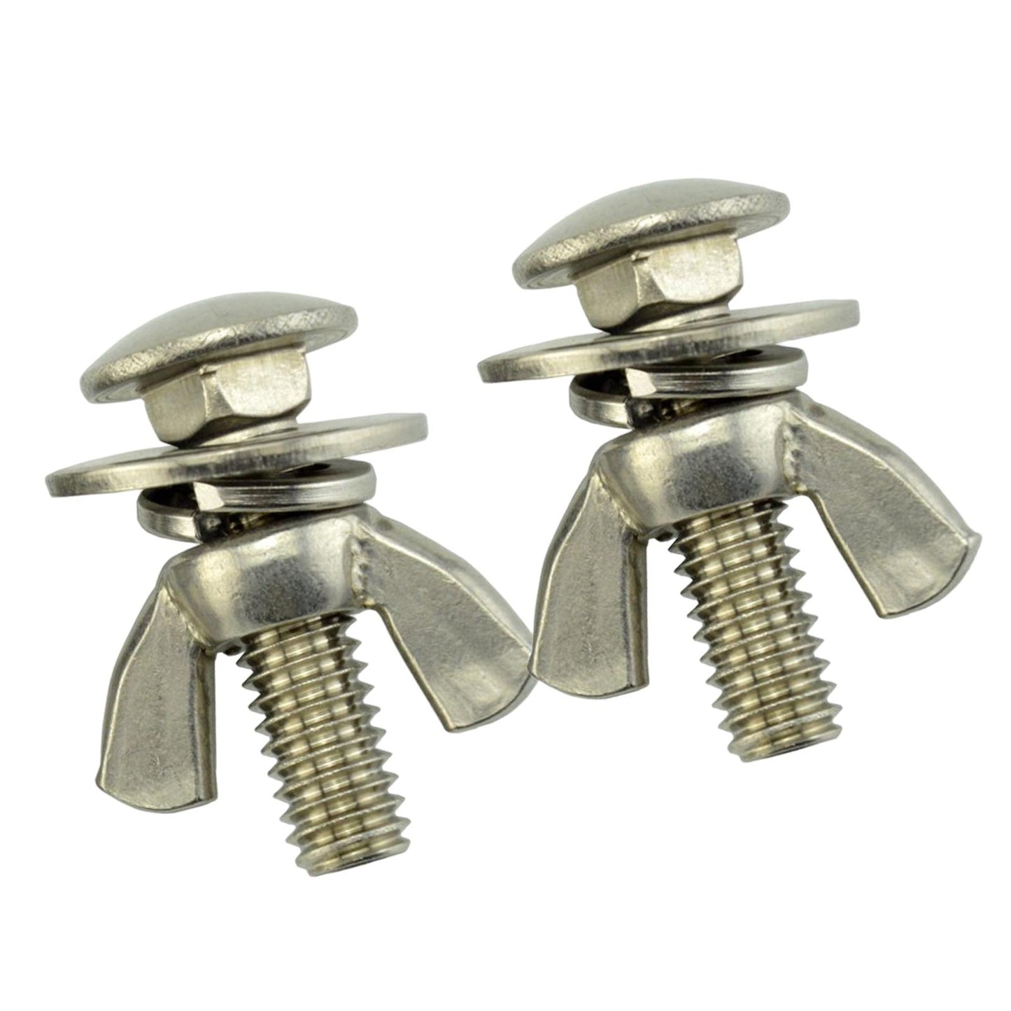 2 Pieces Tech Diving Butterfly Screw Bolts Wing Nut Set for Backplate